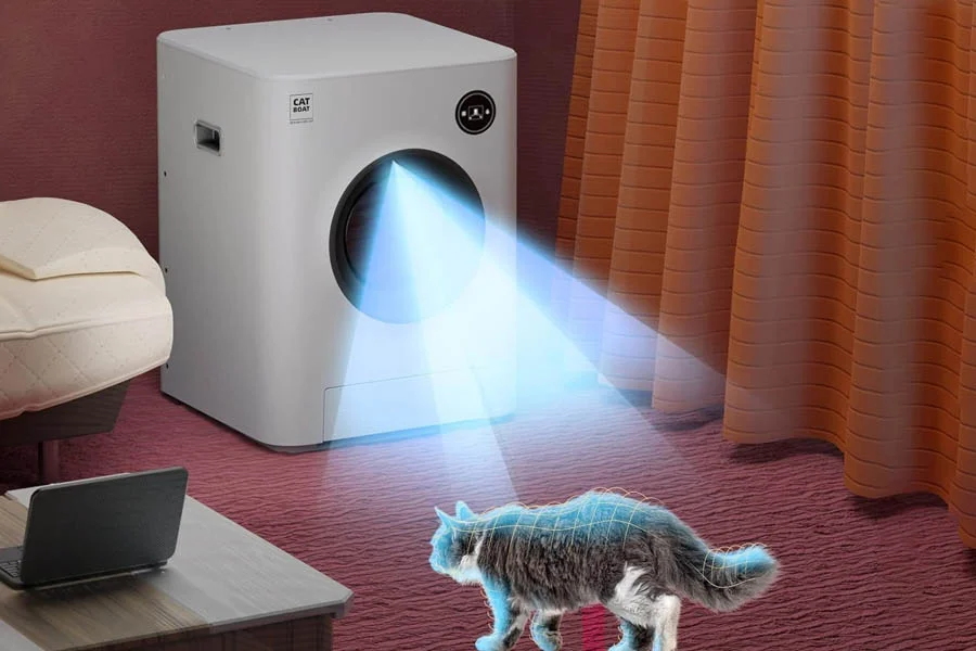 automatic litter box for large cats